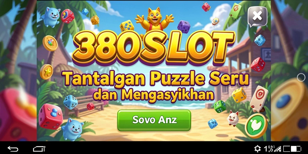 Gameplay 380SLOT dengan suasana puzzle yang menarik.