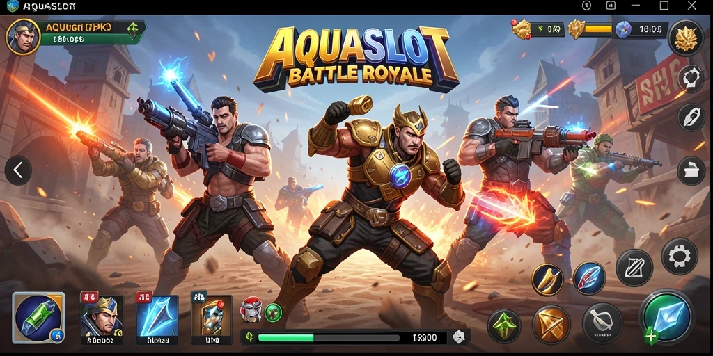 Gameplay seru dan intens dalam pertempuran Battle Royale.