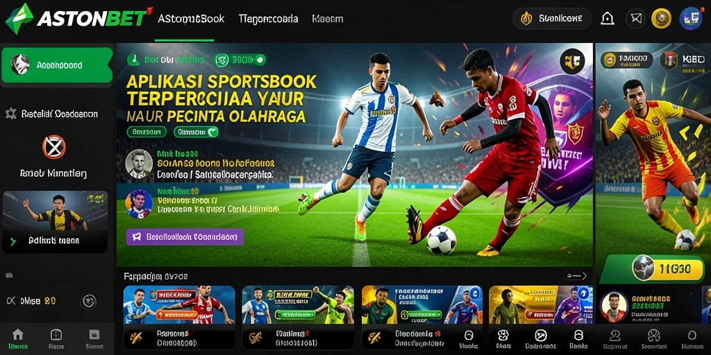 Screenshot utama ASTONBET menampilkan pengalaman taruhan olahraga yang menyenangkan.