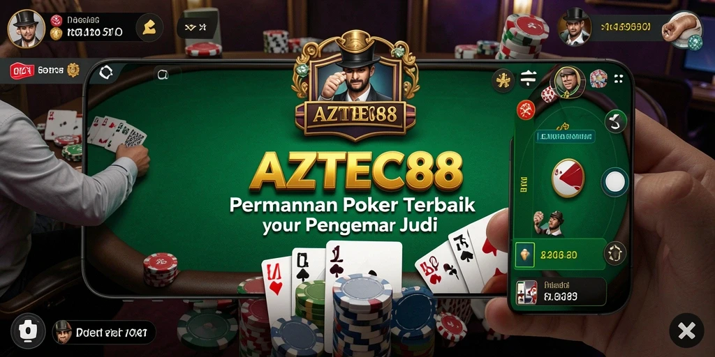Screenshot menampilkan gameplay Poker yang menegangkan dan interaktif.