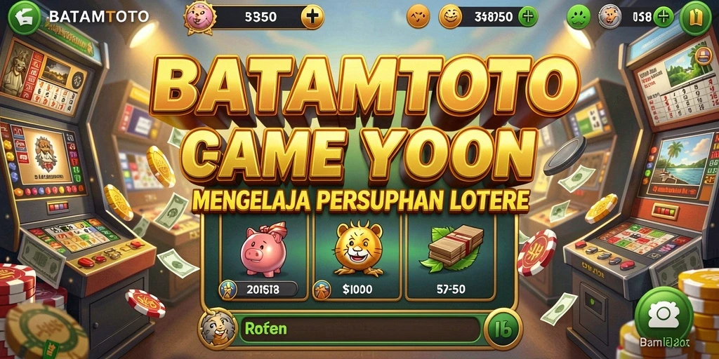 Tangkapan layar menunjukkan gameplay seru dalam mengelola bisnis lotere.