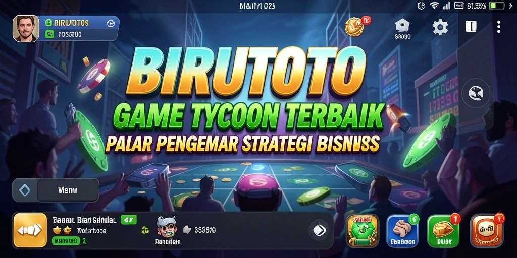 Tangkap momen seru dalam gameplay Tycoon BIRUTOTO.