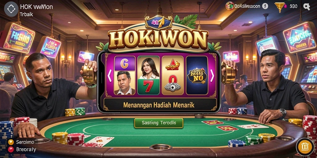 Tampilan menarik permainan Kasino di HOKIWON dengan grafis yang memukau.