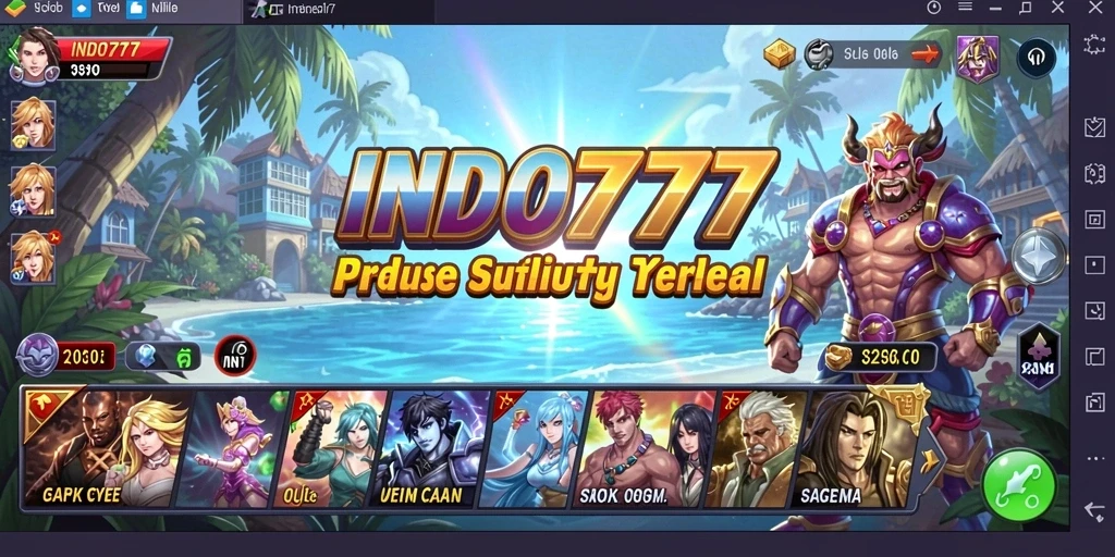 Tampilan antarmuka INDO777 yang intuitif dan ramah pengguna.