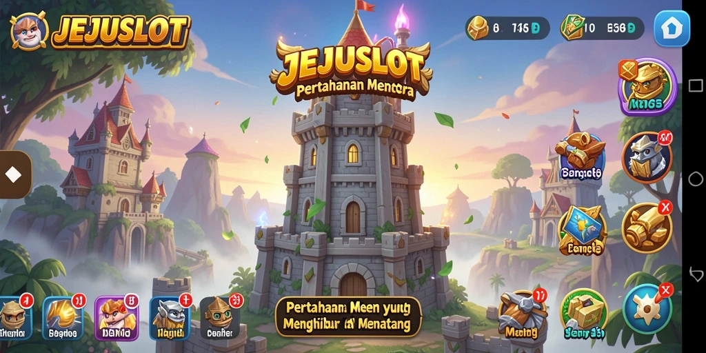 Tampilan menawan dari gameplay <strong>JEJUSLOT</strong> yang penuh strategi.