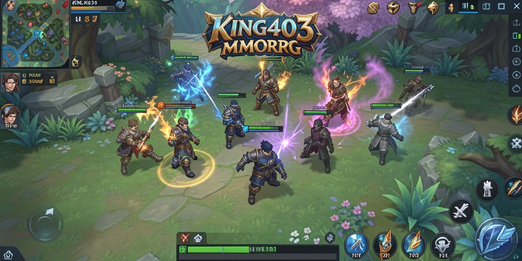 Screenshot menampilkan pemain beraksi dalam misi MMORPG yang menegangkan.