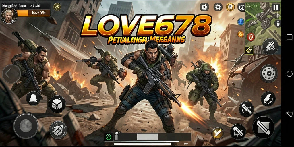 Tangkapan layar gameplay LOVE678 yang menampilkan aksi mendebarkan.