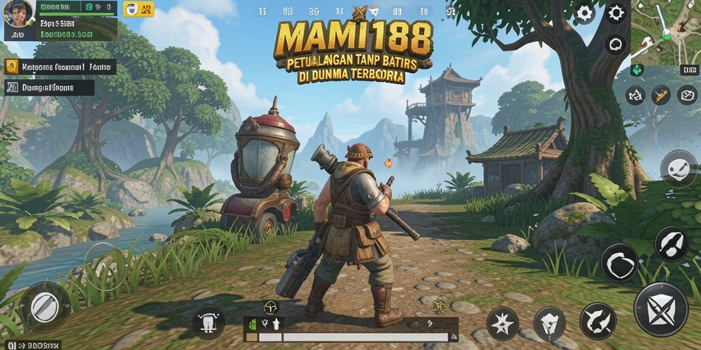 Tampilan gameplay MAMI188 yang penuh aksi di dunia terbuka.