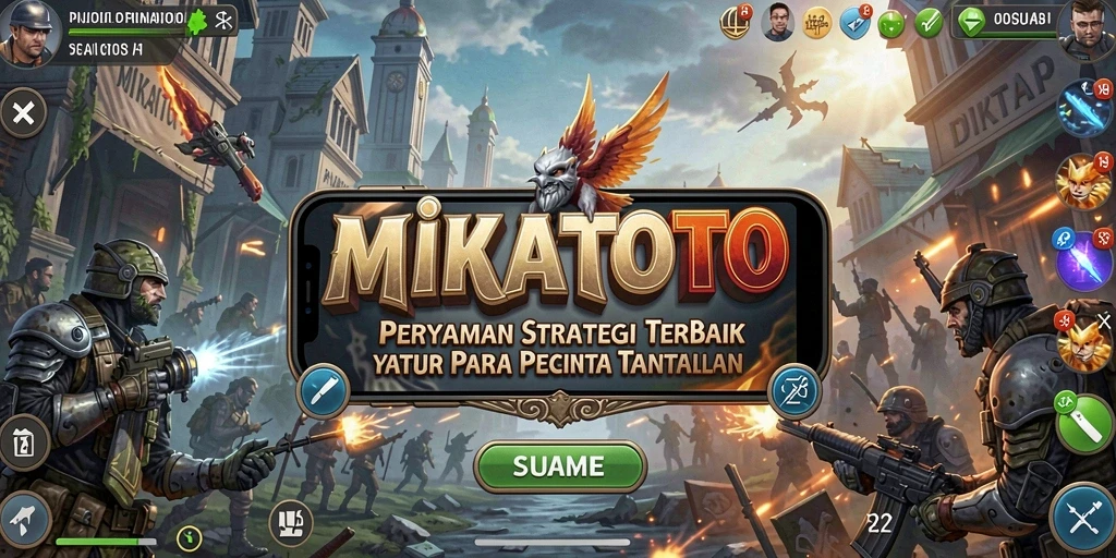 Tampilan gameplay menegangkan dalam MIKATOTO yang menuntut strategi.
