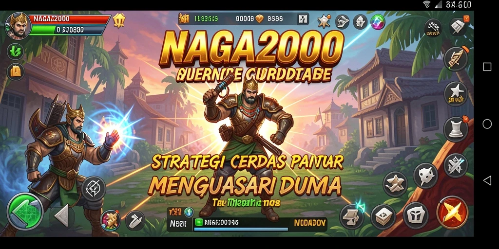 Screenshot gameplay NAGA2000 menunjukkan pertempuran intens dan strategi mendalam.