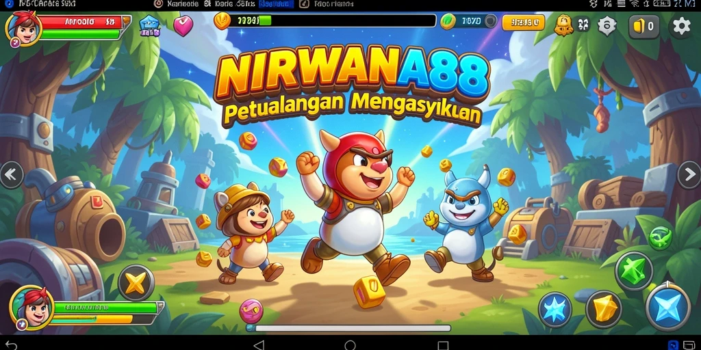 Tampilan gameplay seru dan penuh tantangan di NIRWANA88.