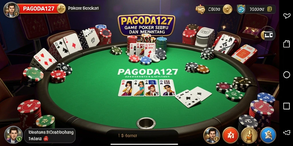 Screenshot utama PAGODA127 menampilkan gameplay seru Poker.