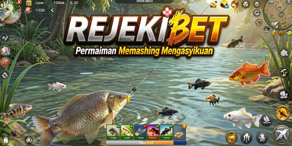 Tangkapan ikan besar dalam permainan REJEKIBET yang menarik.