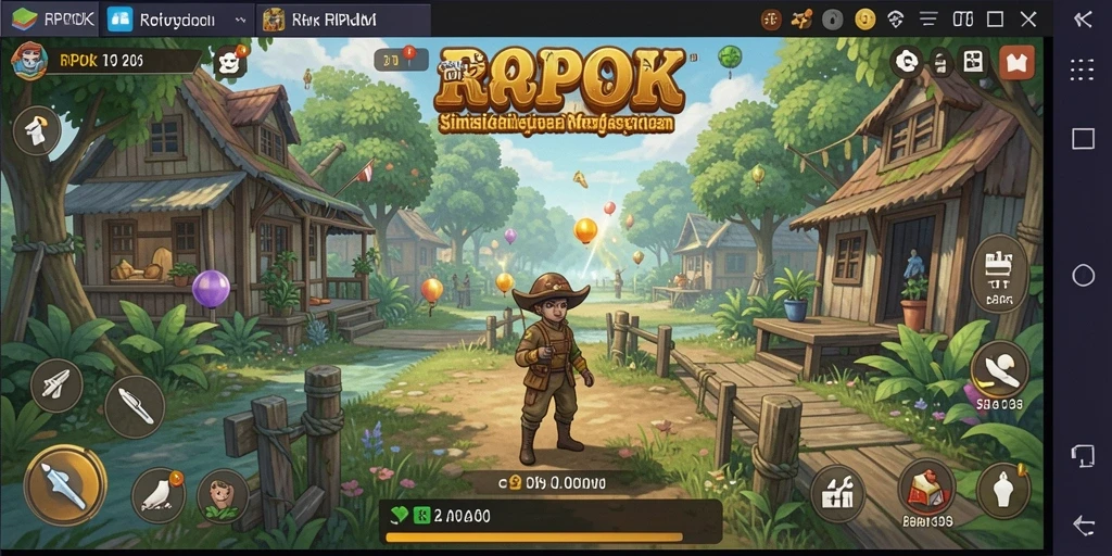Tampilan gameplay RPOK yang realistis dan immersif.