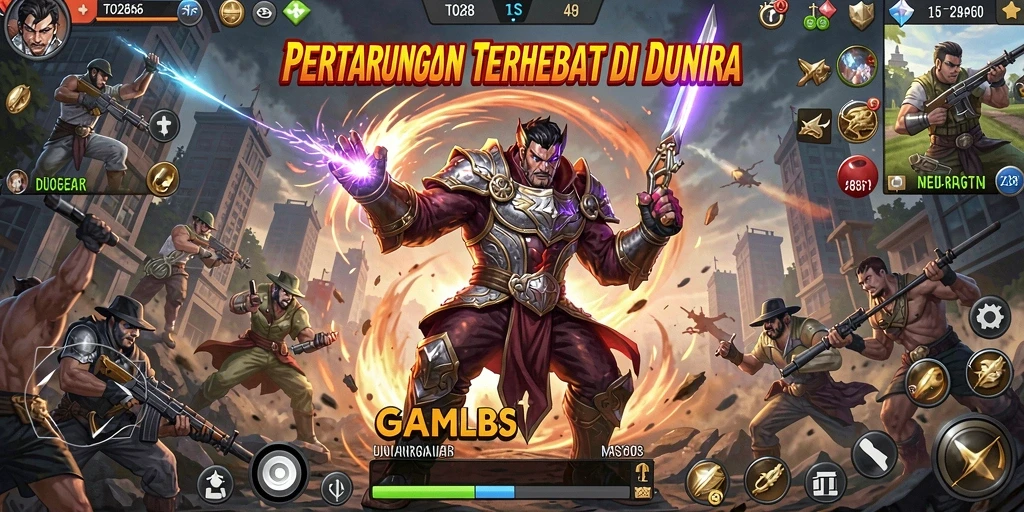 Gameplay seru TO288 dengan pertarungan intens antara karakter.