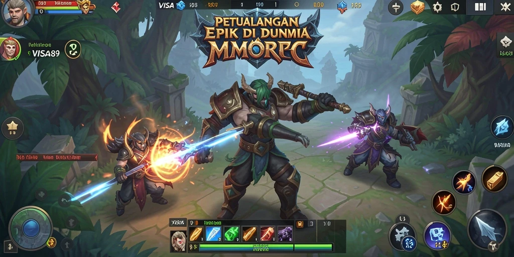Tangkapan layar gameplay seru dari dunia <strong>VISA89</strong> yang penuh aksi.