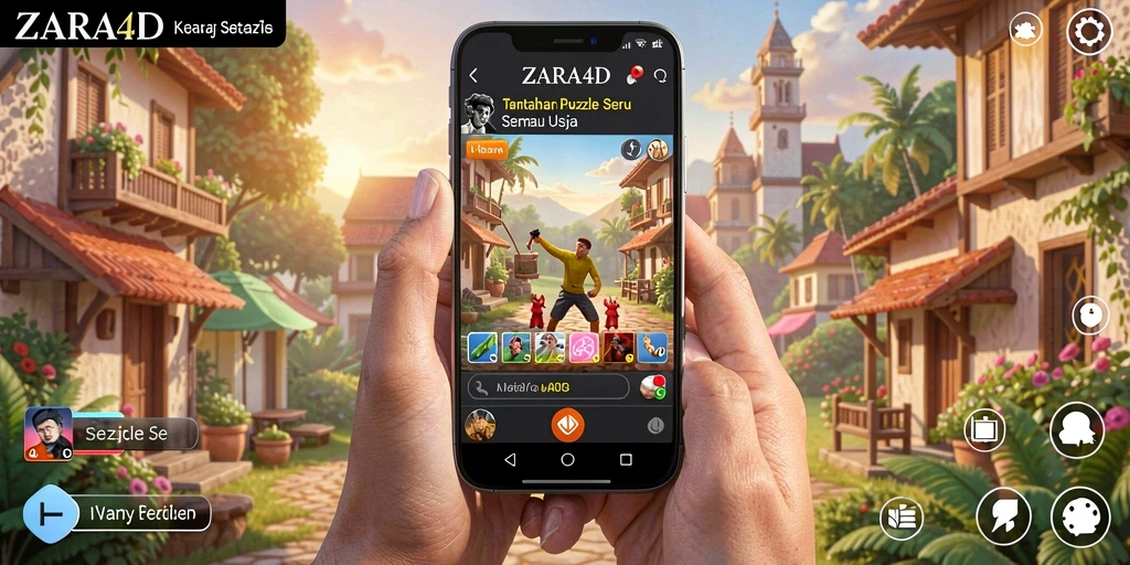 Gameplay ZARA4D menampilkan teka-teki menantang dengan desain menarik.